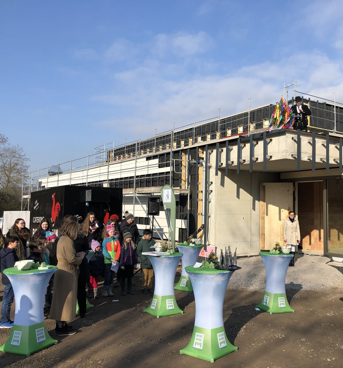 Richtfest Sporthalle